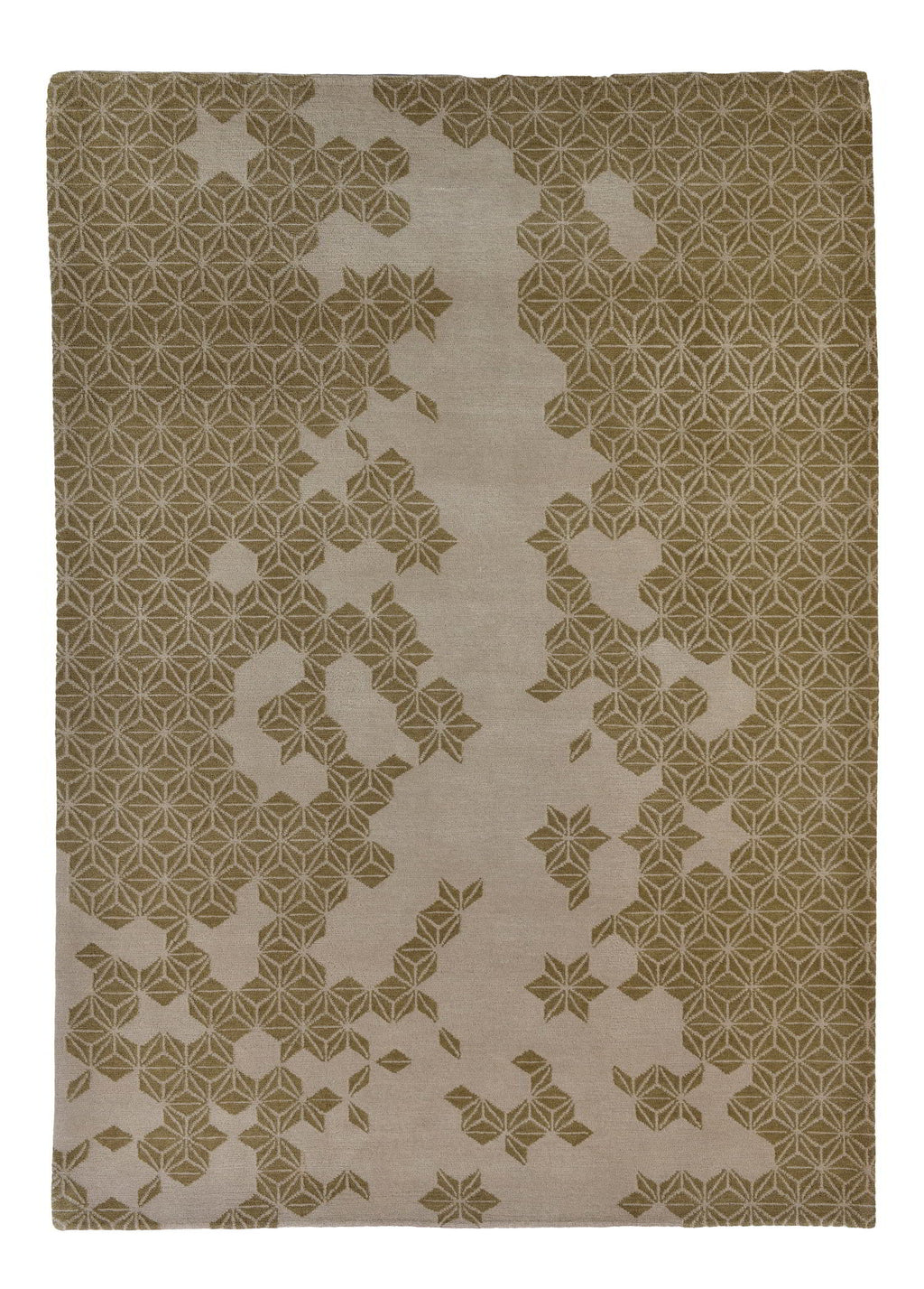 Asara Hand-Woven Wool and Silk Carpet 236x174 cm