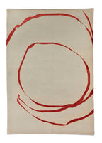 Ravelle Hand-Woven Wool Carpet 242x176 cm