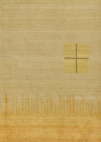 Solare Hand-Woven Wool and Silk Carpet 239x173 cm