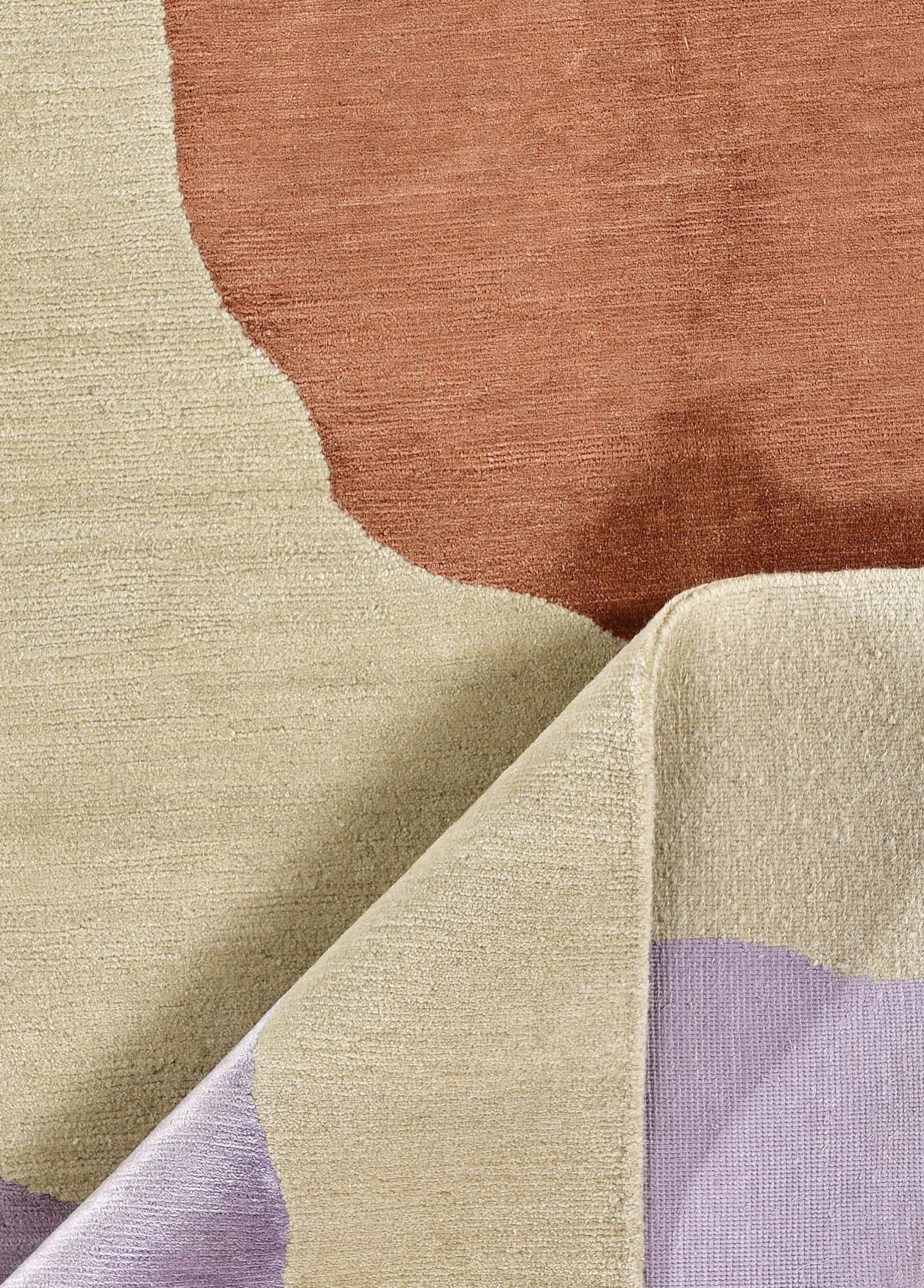 Mirella Hand-Woven Wool and Silk Carpet 299x200 cm