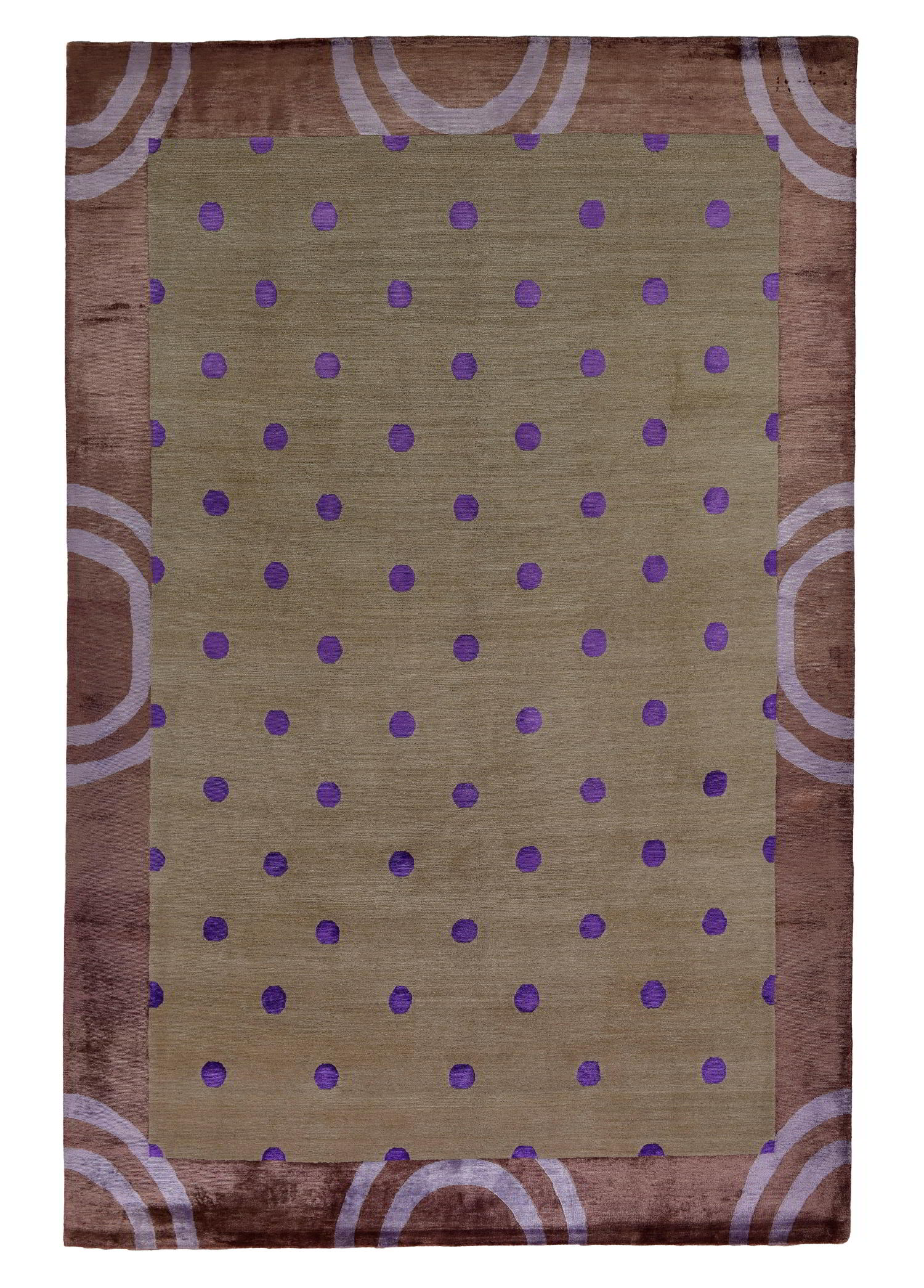 Dotelle Violette El Dokuma Yün ve İpek Halı 300x202 cm