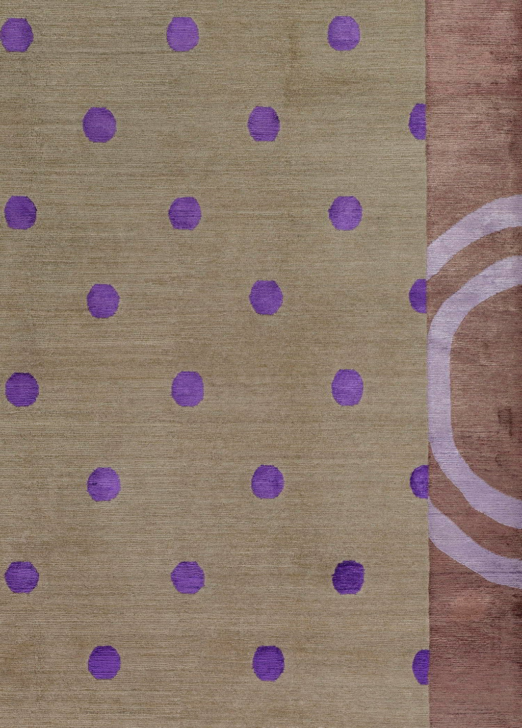 Dotelle Violette El Dokuma Yün ve İpek Halı 300x202 cm