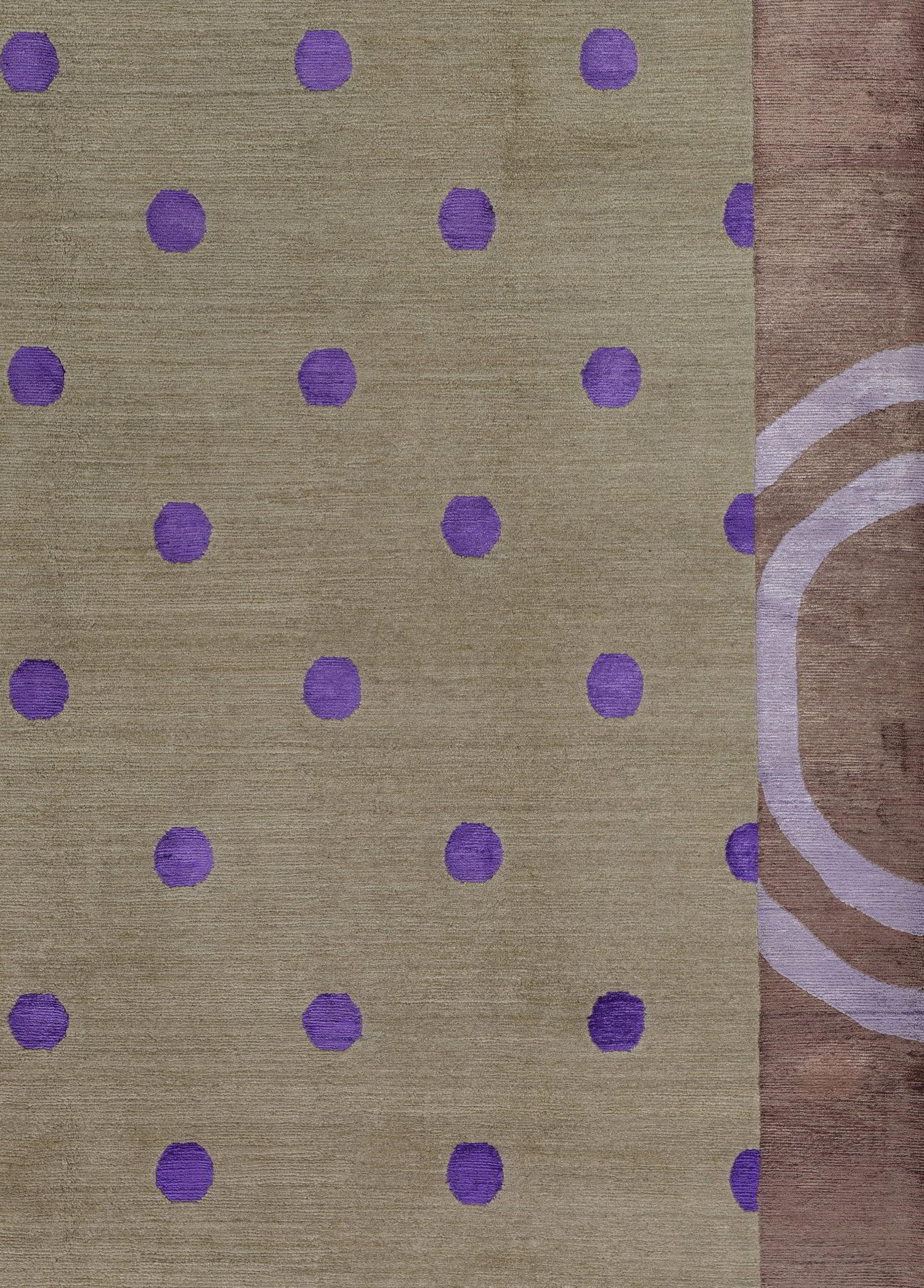 Dotelle Violette El Dokuma Yün ve İpek Halı 300x202 cm