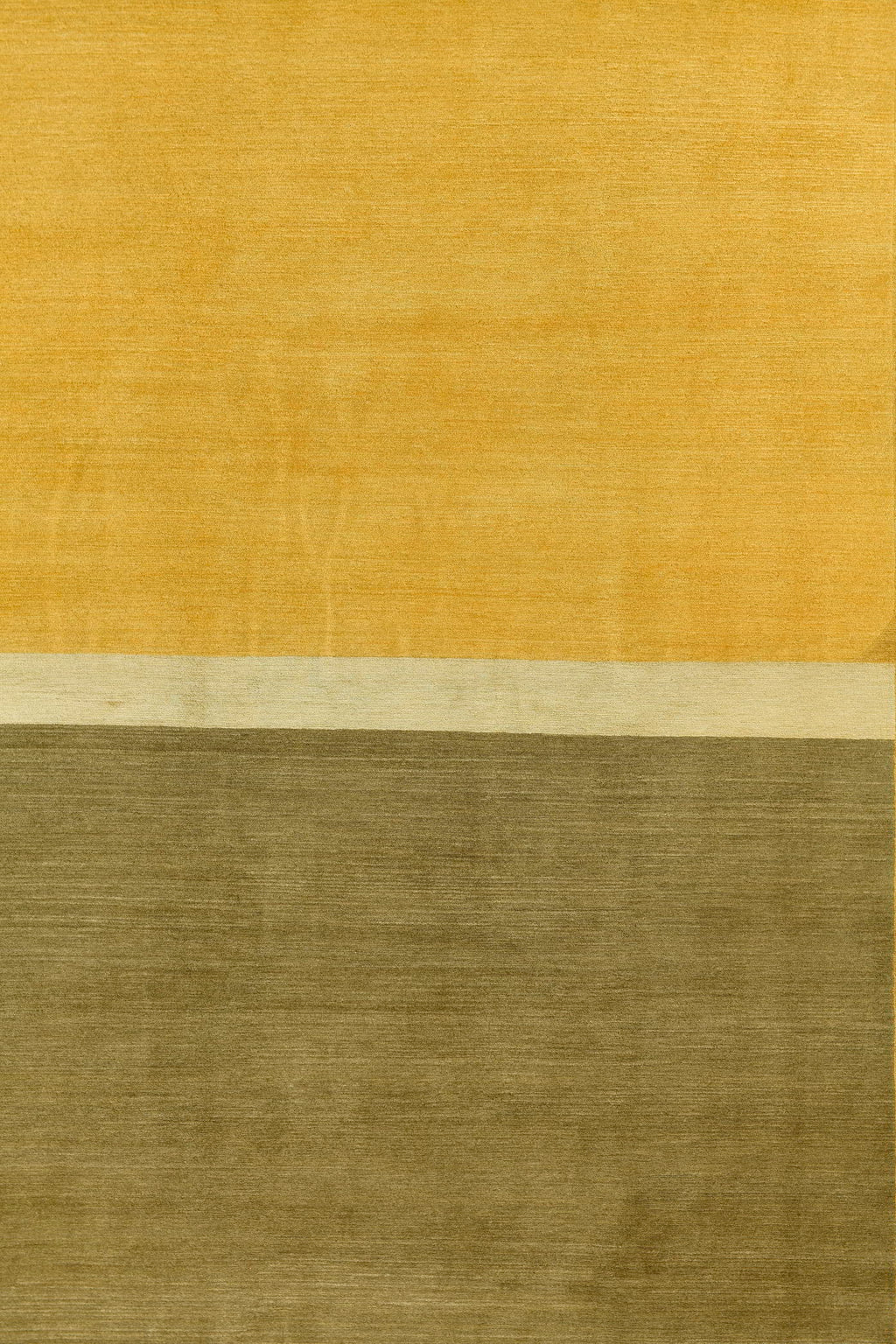 Okerra Hand-Woven Wool and Silk Carpet 302x241 cm