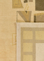 Orphea Hand-Woven Wool and Silk Carpet 278x181 cm