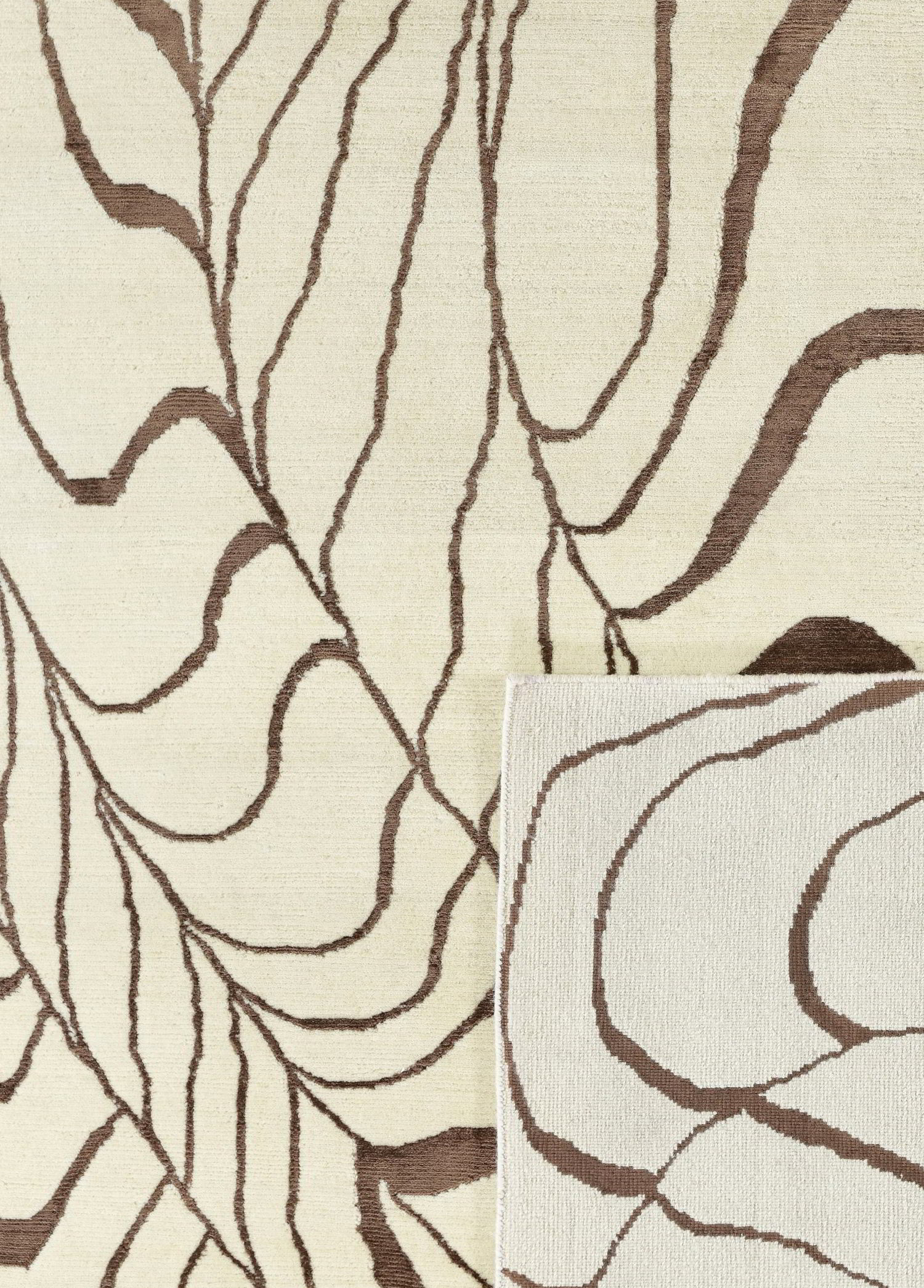 Sylvara El Dokuma Yün ve İpek Halı 243x189 cm