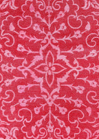 Rosavelle Hand-Woven Wool and Silk Carpet 170x170 cm