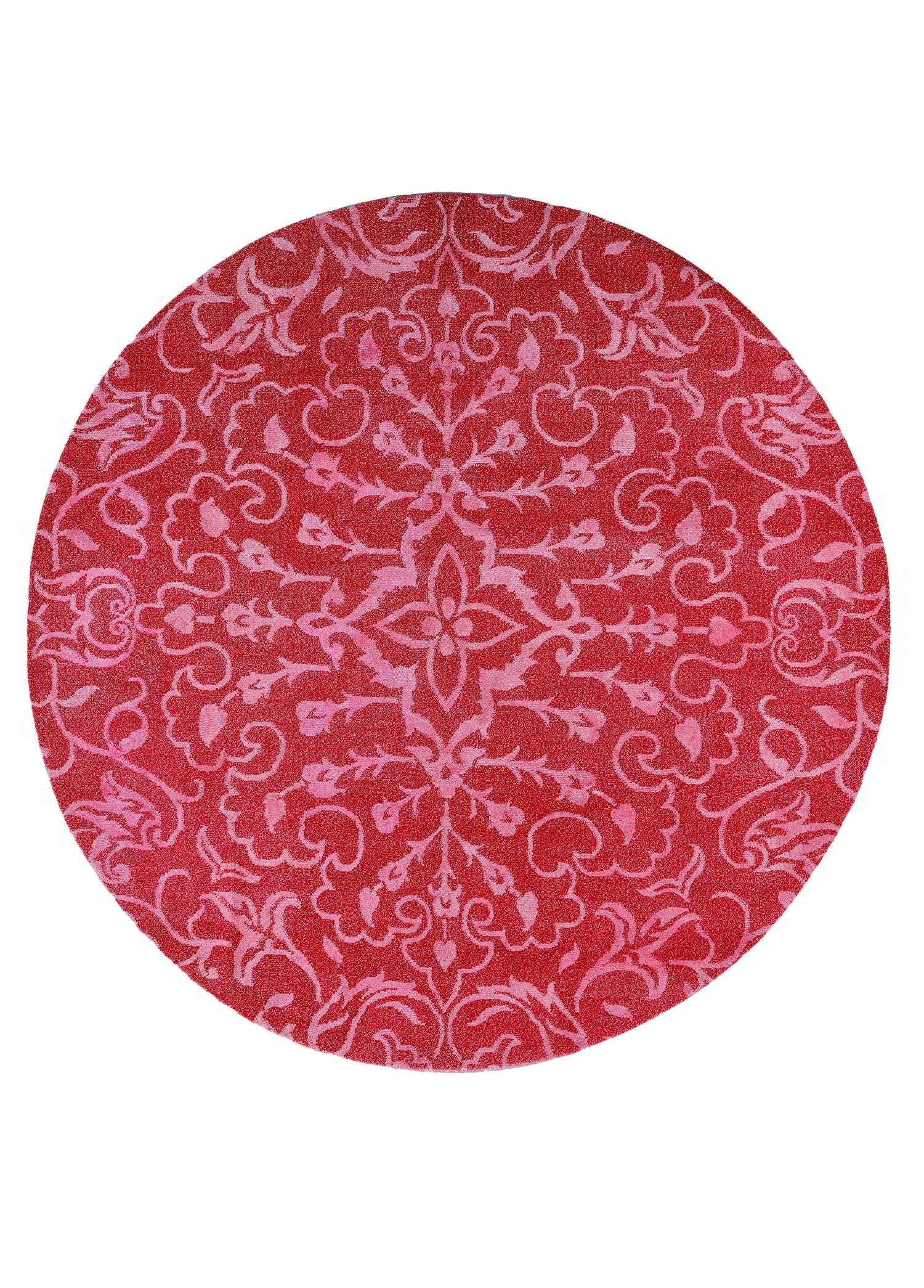 Rosavelle El Dokuma Yün ve İpek Halı 170x170 cm