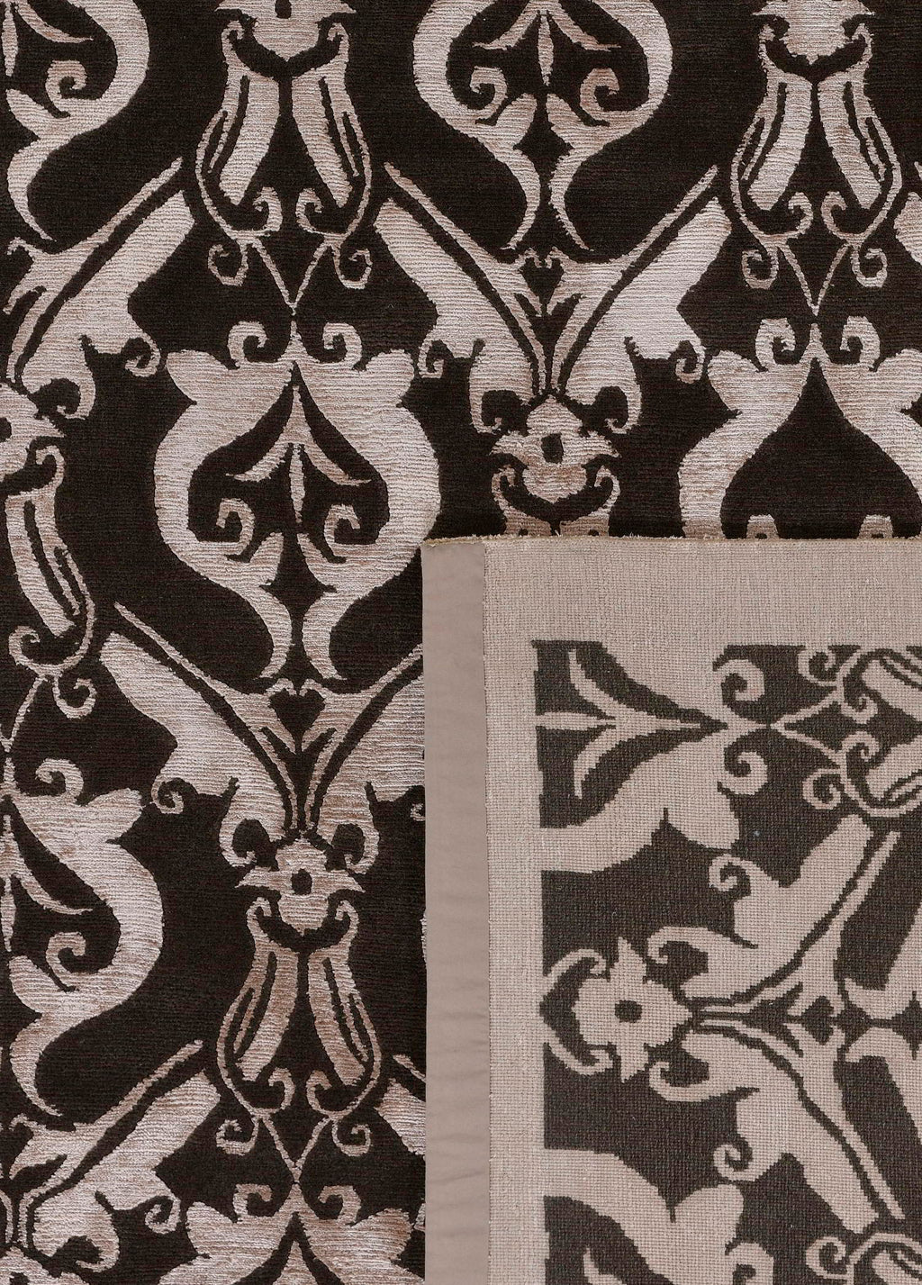 Nerium Hand-Woven Wool and Silk Carpet 292x200 cm