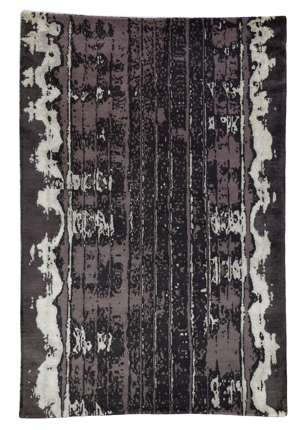 Velorra Grey El Dokuma Yün ve İpek Halı 241x170 cm