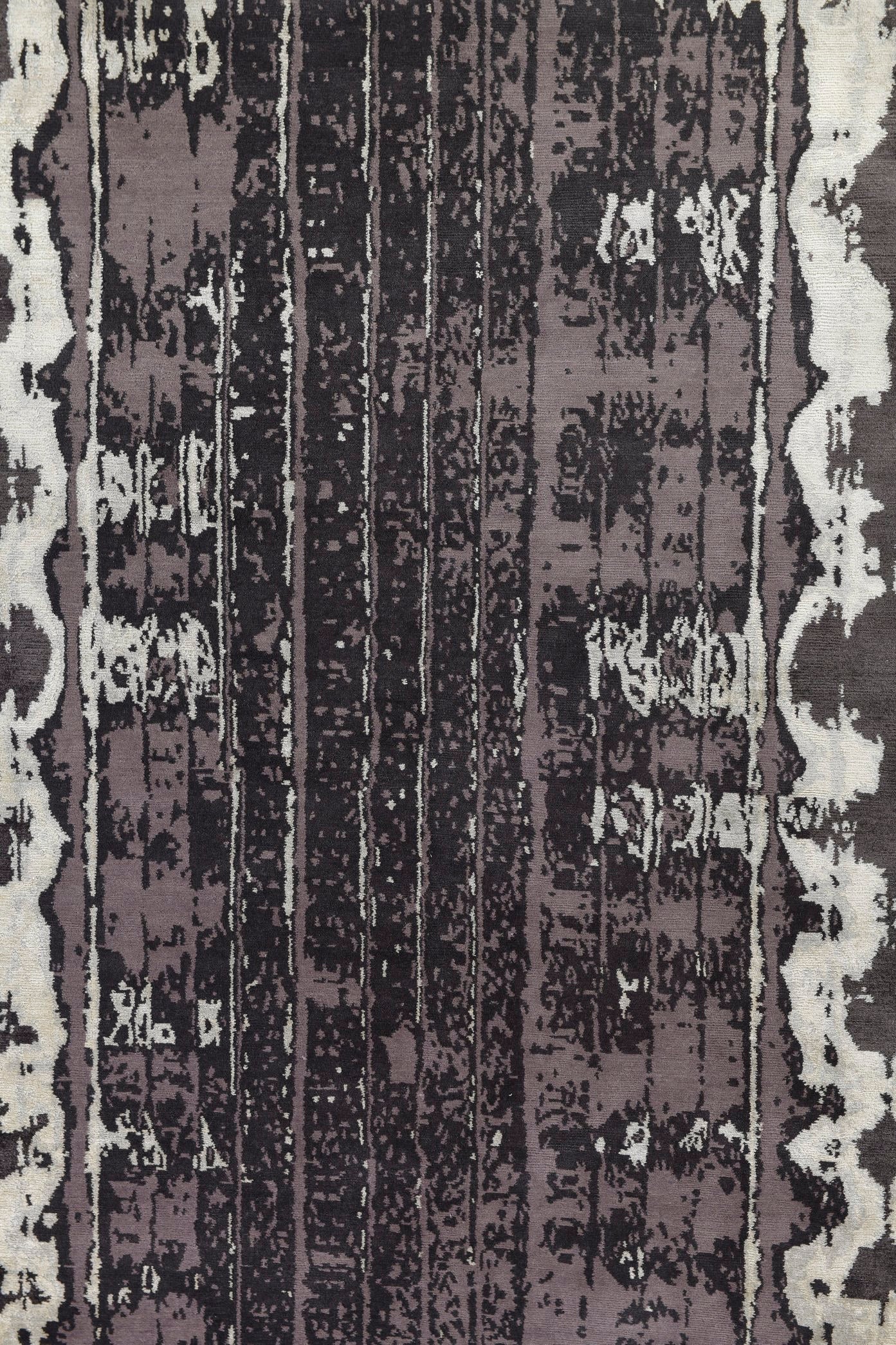 Velorra Grey El Dokuma Yün ve İpek Halı 241x170 cm