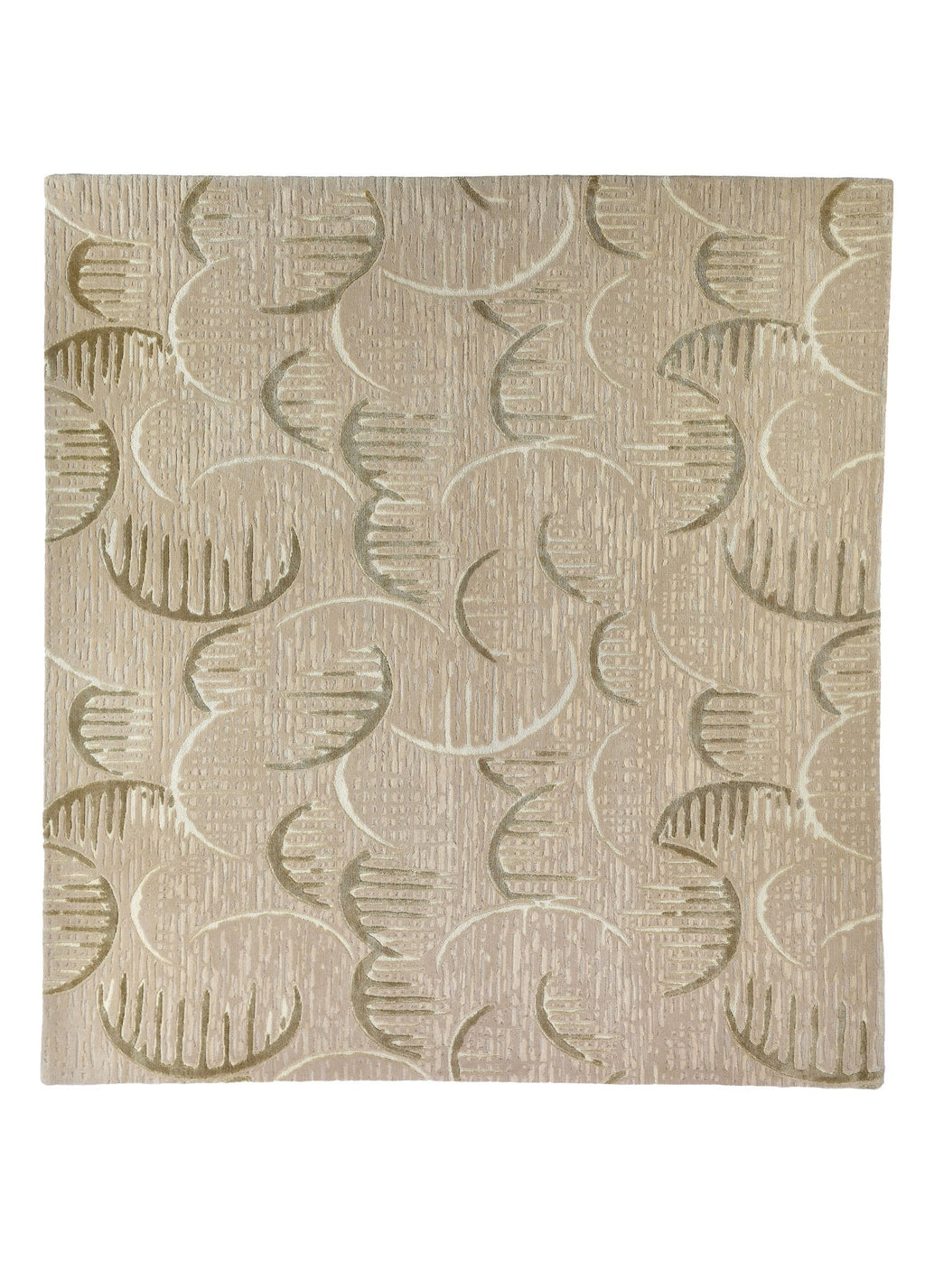 Mirelle Hand-Woven Wool and Silk Carpet 247x253 cm