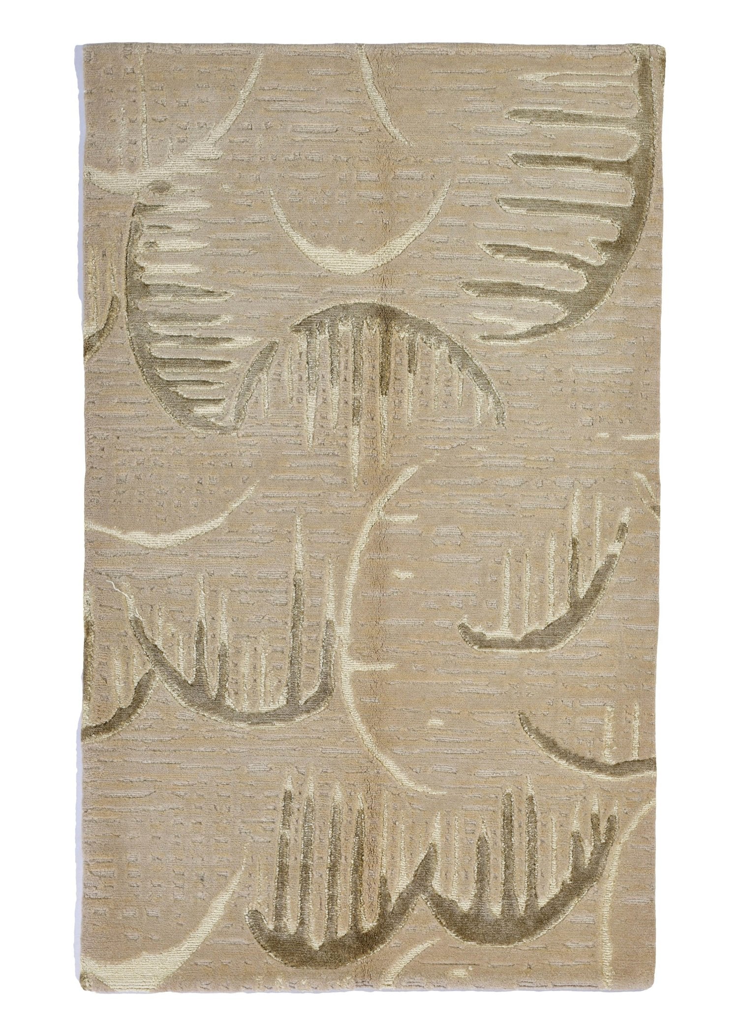 Lunira El Dokuma Yün ve İpek Halı 149x91 cm