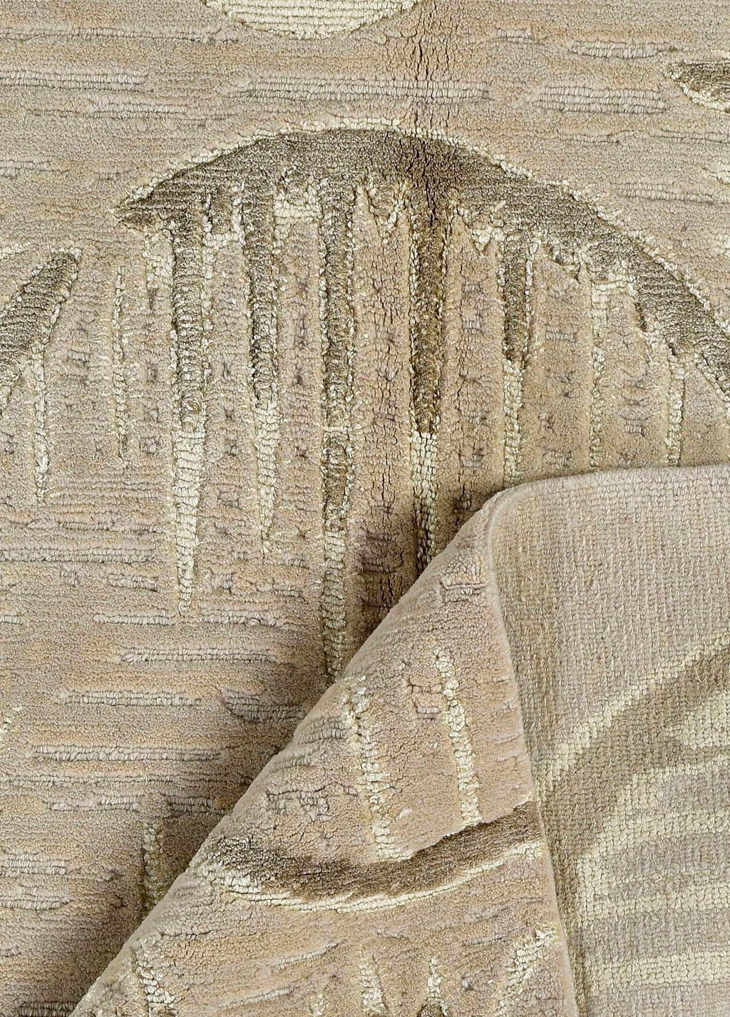 Lunira El Dokuma Yün ve İpek Halı 149x91 cm