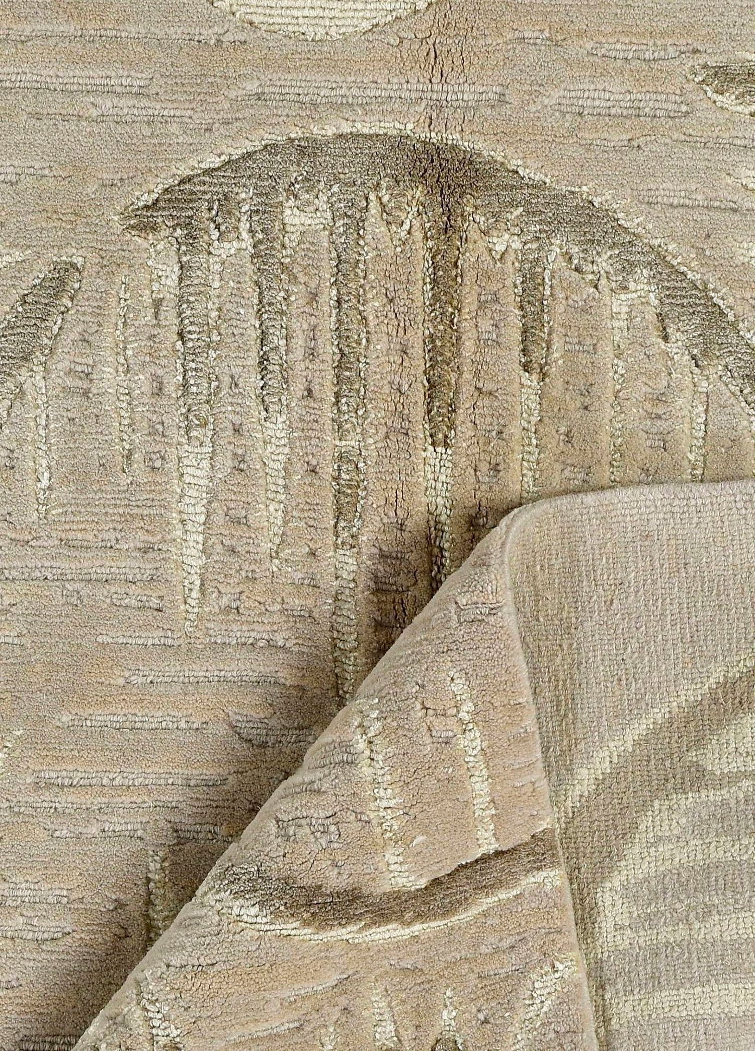 Lunira El Dokuma Yün ve İpek Halı 149x91 cm