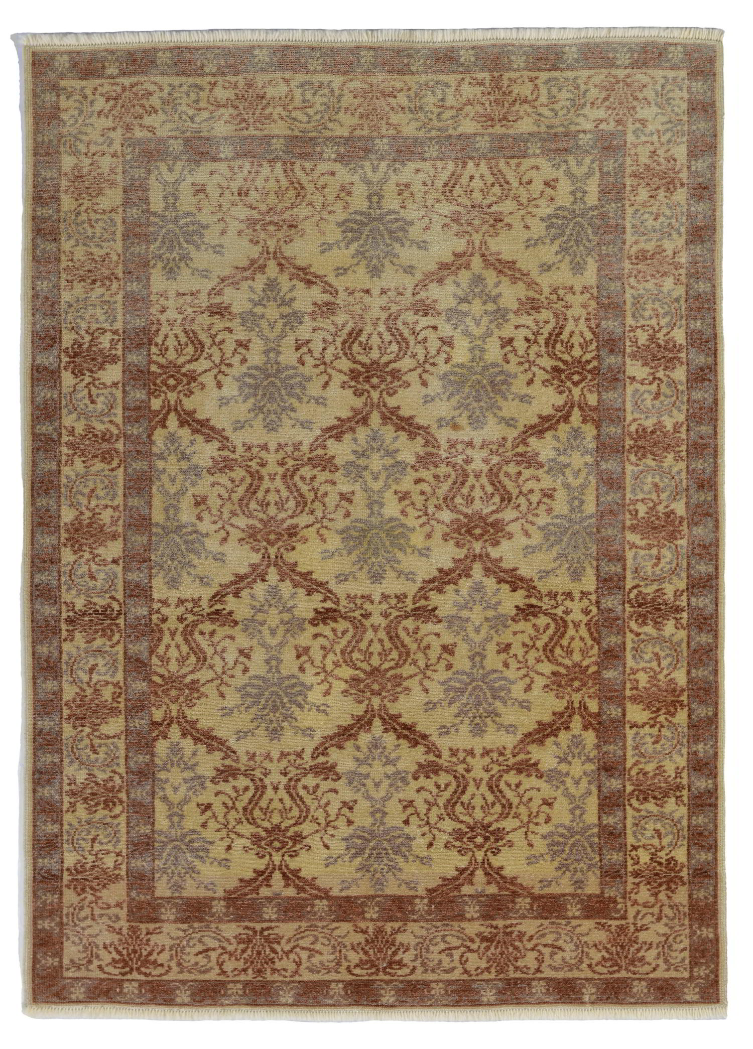 Baroque Light El Dokuma Yün Halı 172x125 cm