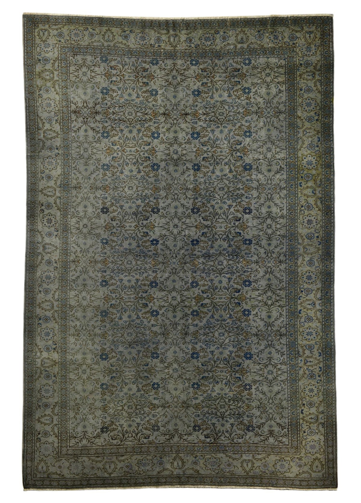 Eveline Vintage El Dokuma Yün Halı 290 x 195 cm - Borr Halı