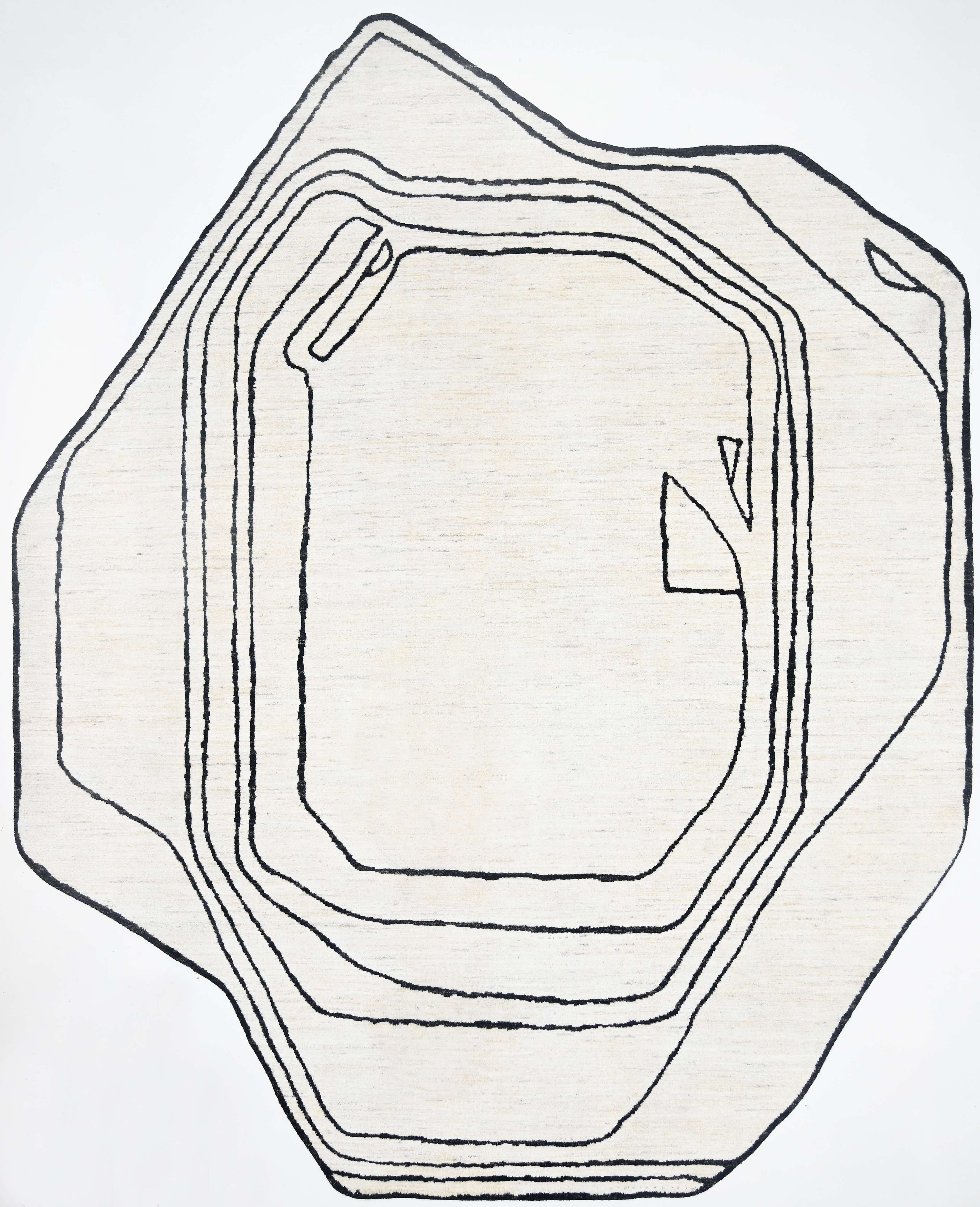 Contoura Form El Dokuma Yün Halı 311 x 247 cm