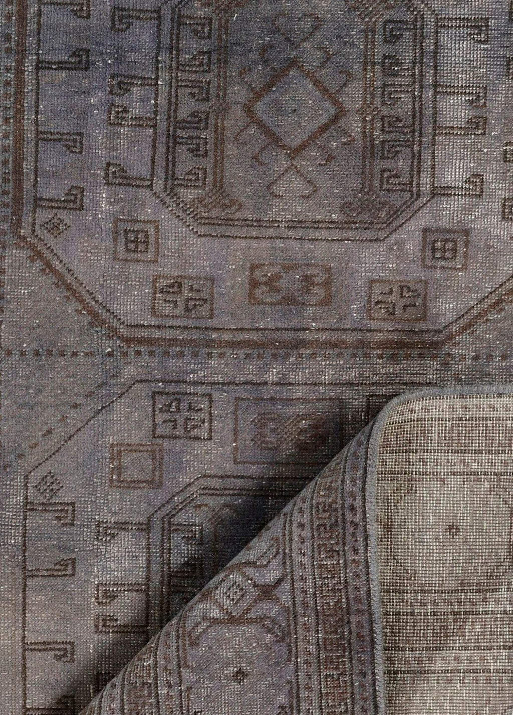 Anatolian Cubist Vintage El Dokuma Yün Halı 288x196 cm - Borr Halı