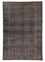 Anatolian Cubist Vintage El Dokuma Yün Halı 288x196 cm - Borr Halı