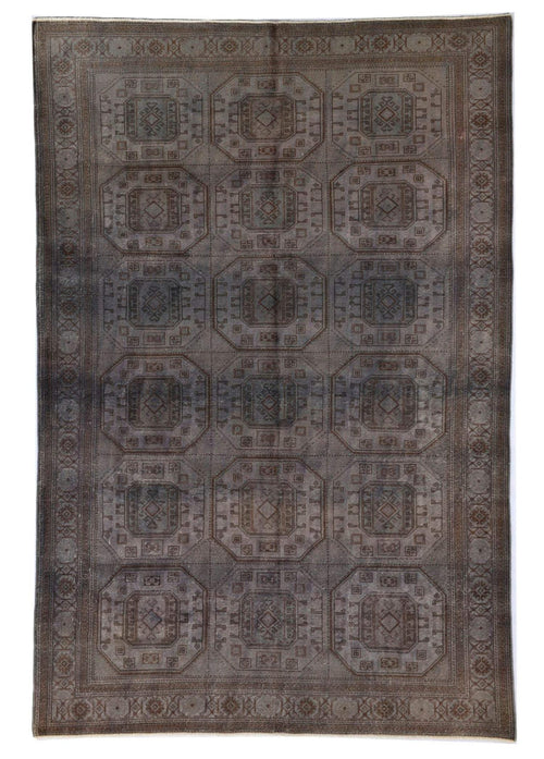 Anatolian Cubist Vintage El Dokuma Yün Halı 288x196 cm - Borr Halı