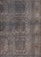 Anatolian Cubist Vintage El Dokuma Yün Halı 288x196 cm - Borr Halı