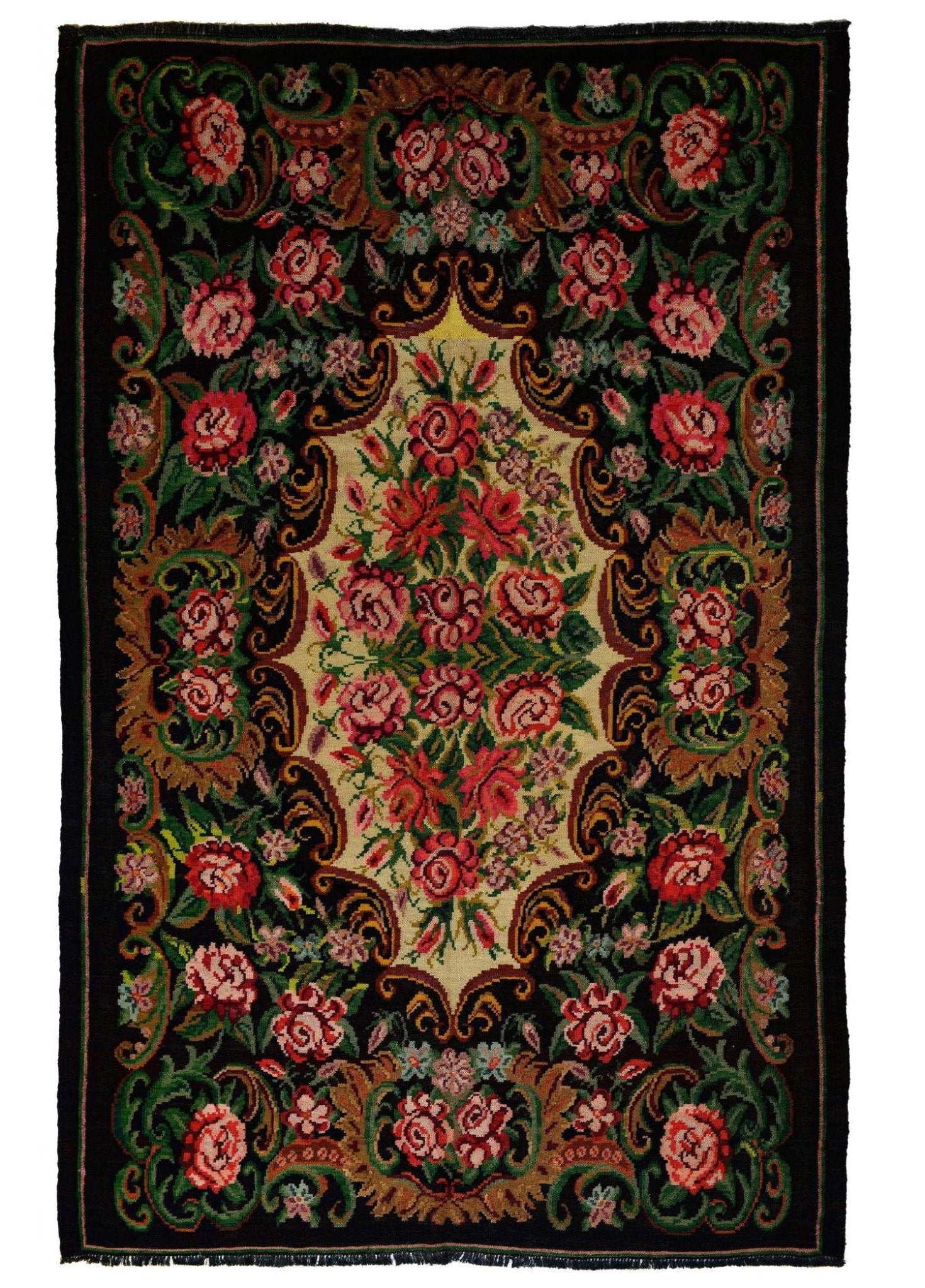 Antheia El Dokuma Yün Kilim 331x205 cm - Borr Halı
