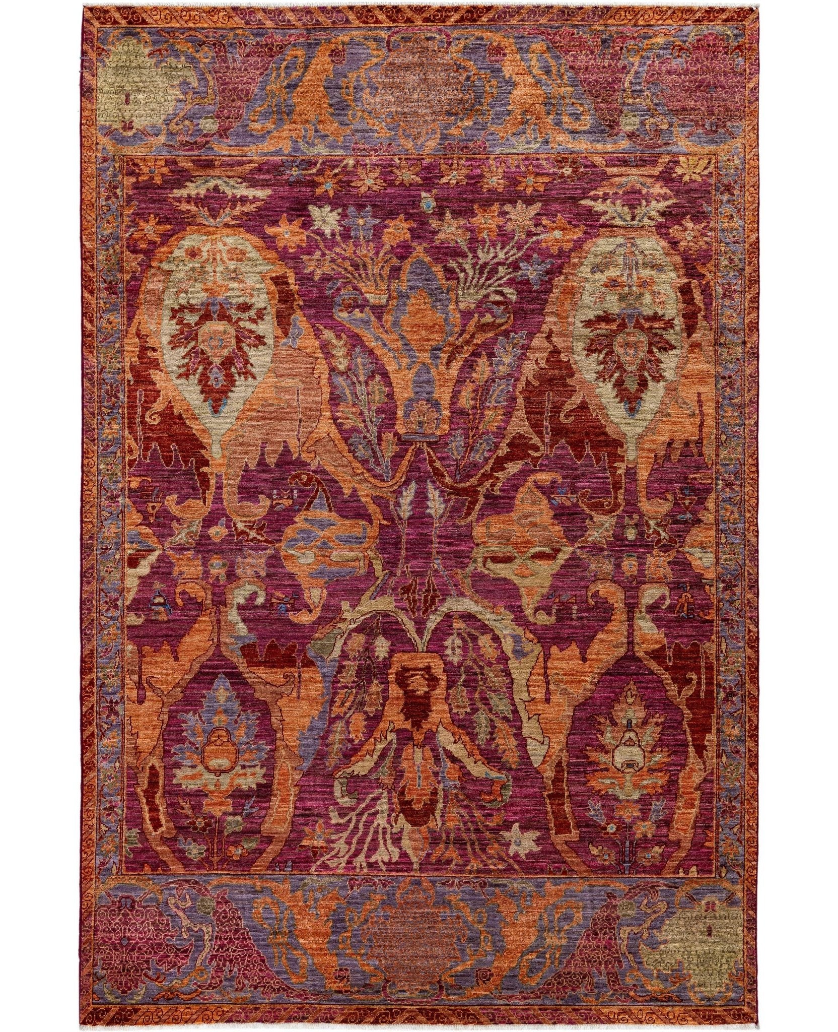 Antique Garnet El Dokuma Yün Halı 277x183 cm - Borr Halı