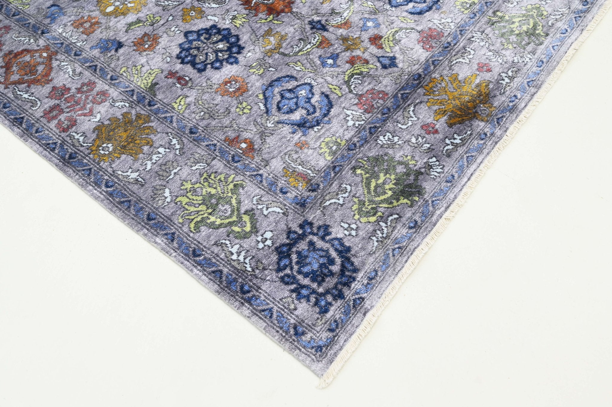 Anvera Field El Dokuma İpek Halı 188X124 cm - Borr Halı