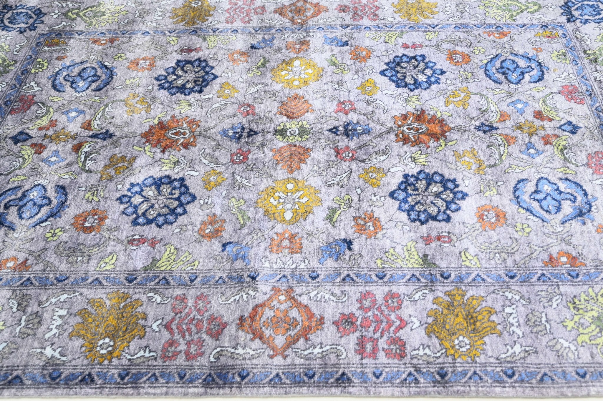 Anvera Field El Dokuma İpek Halı 188X124 cm - Borr Halı