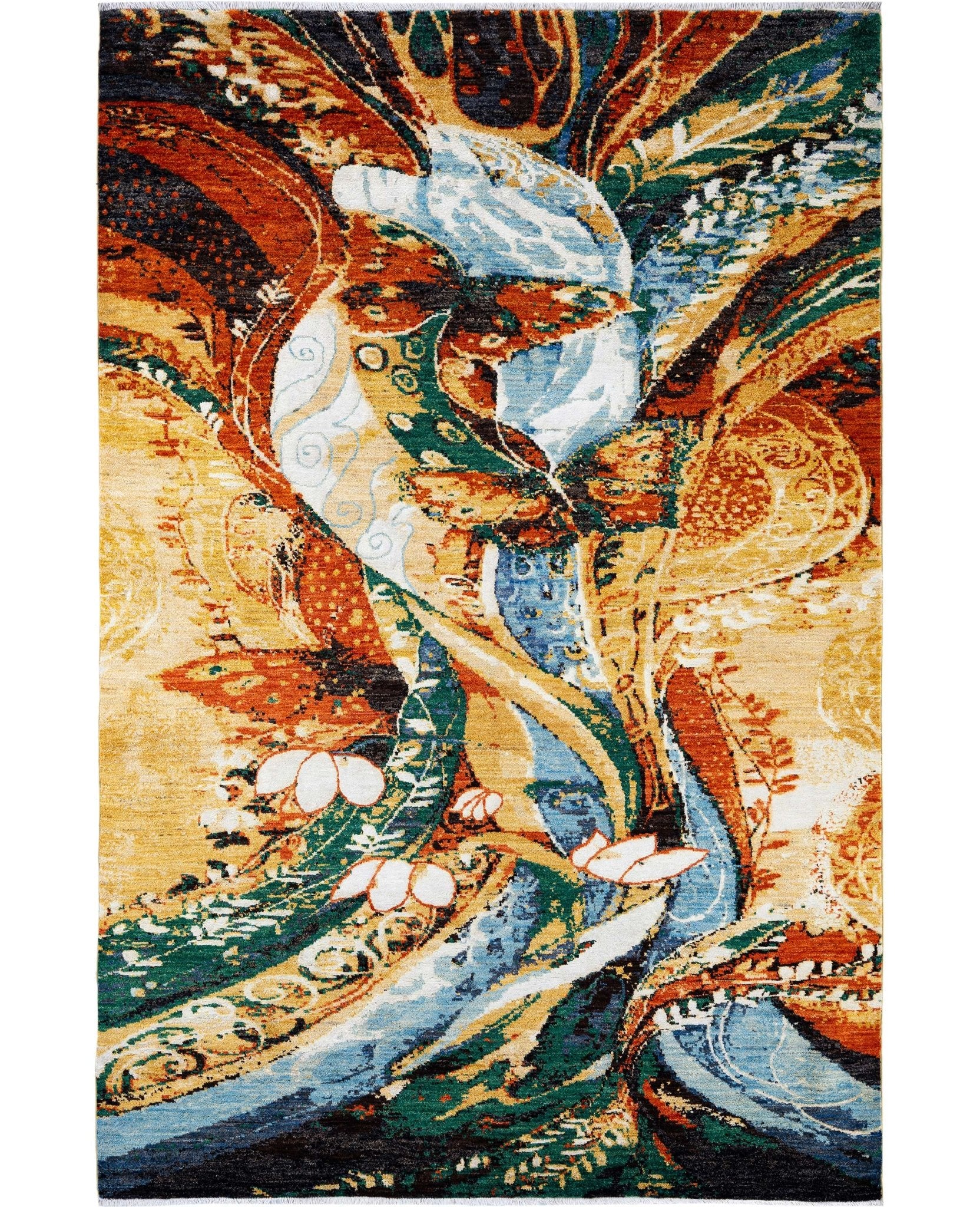 Arboris Vitae El Dokuma Yün ve İpek Halı 279X186 cm - Borr Halı