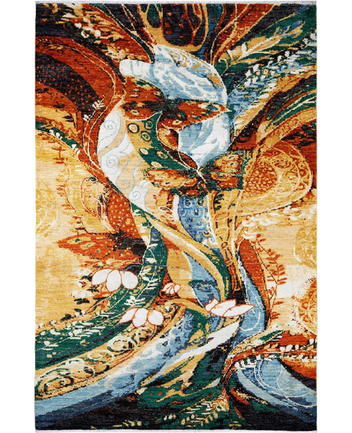 Arboris Vitae El Dokuma Yün ve İpek Halı 279X186 cm - Borr Halı