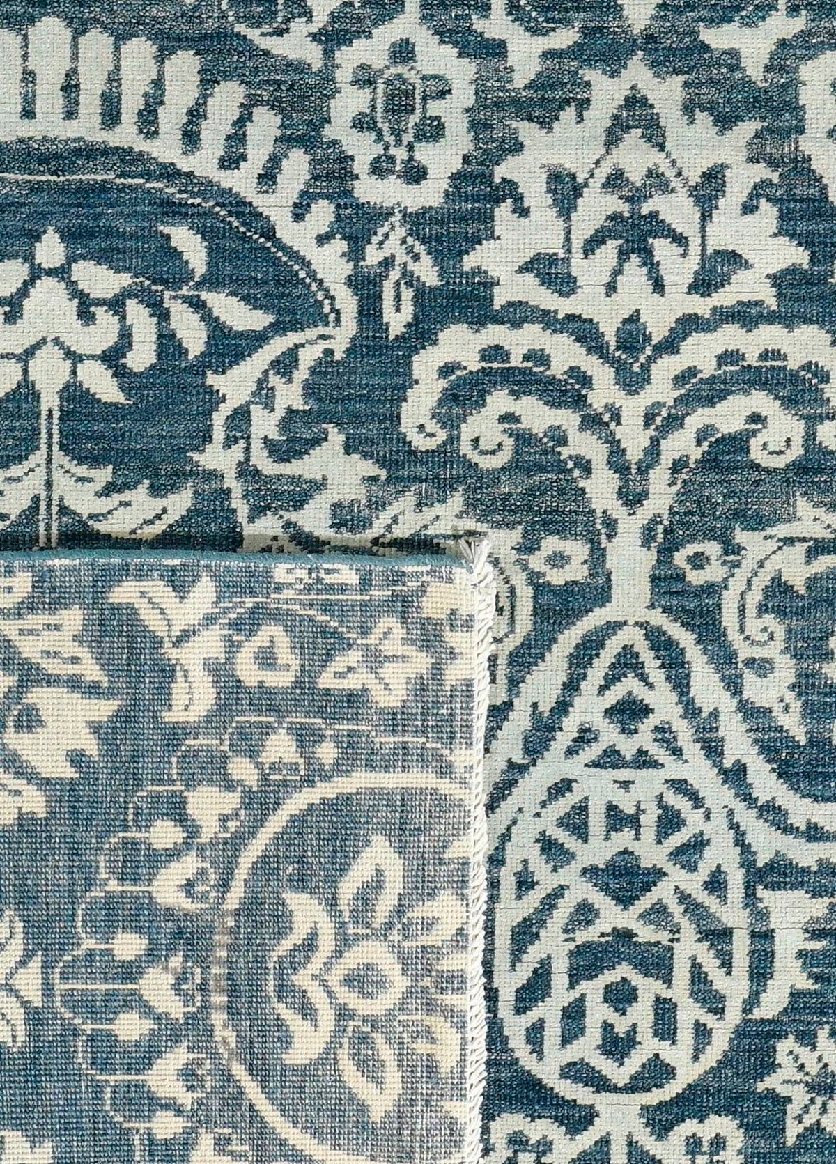 Architrave El Dokuma Yün ve İpek Halı 370 x 94 cm - Borr Halı