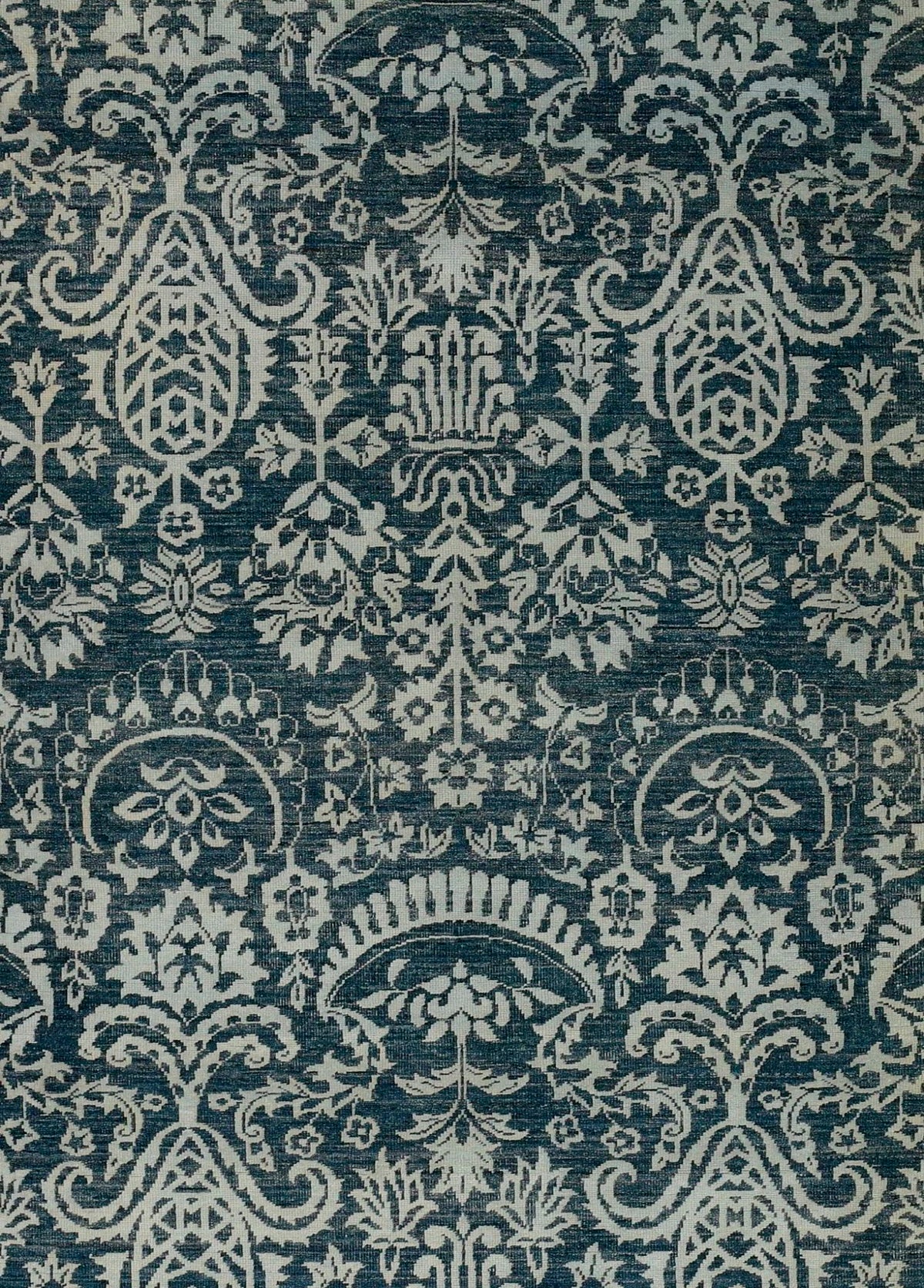 Architrave El Dokuma Yün ve İpek Halı 370 x 94 cm - Borr Halı