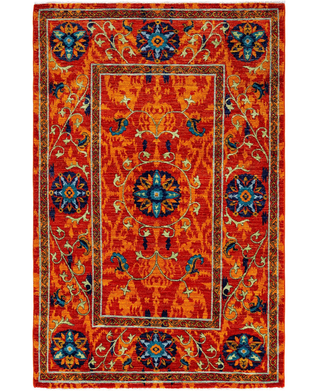 Ardoria Flame El Dokuma Yün Halı 190 x 125 cm - Borr Halı