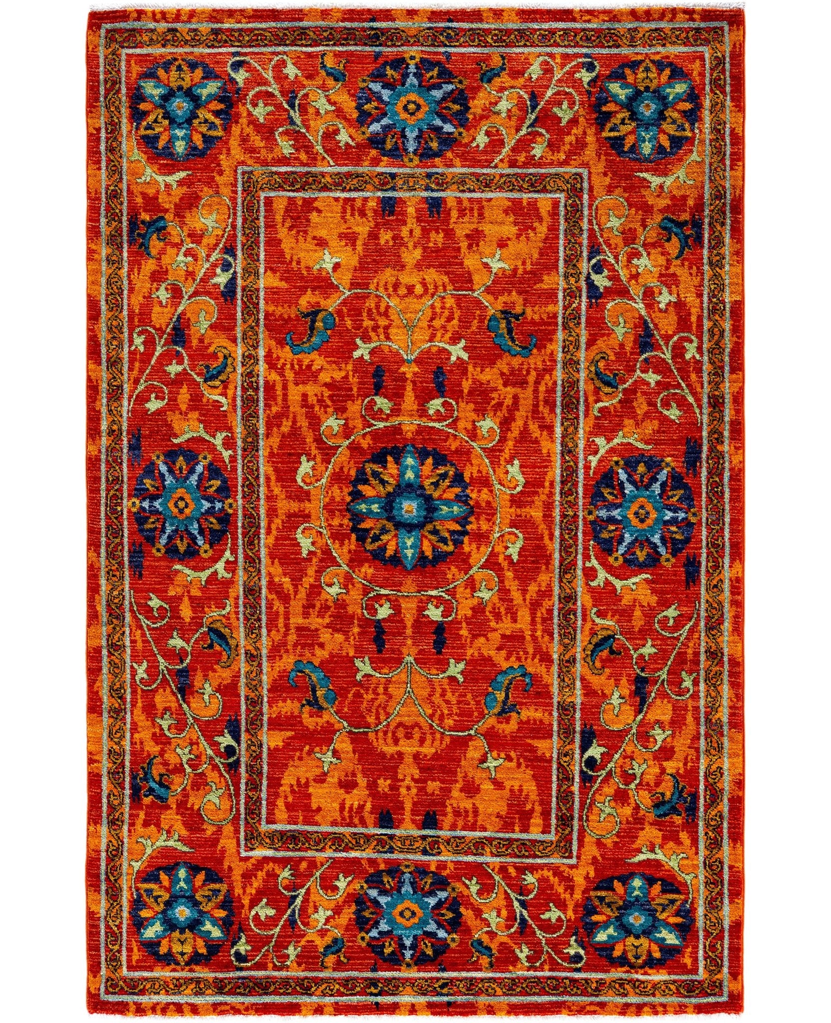 Ardoria Flame El Dokuma Yün Halı 190 x 125 cm - Borr Halı