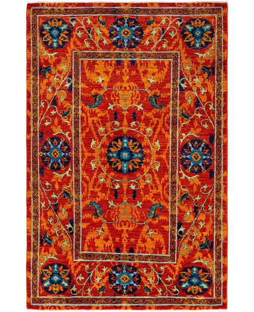 Ardoria Flame El Dokuma Yün Halı 190 x 125 cm - Borr Halı