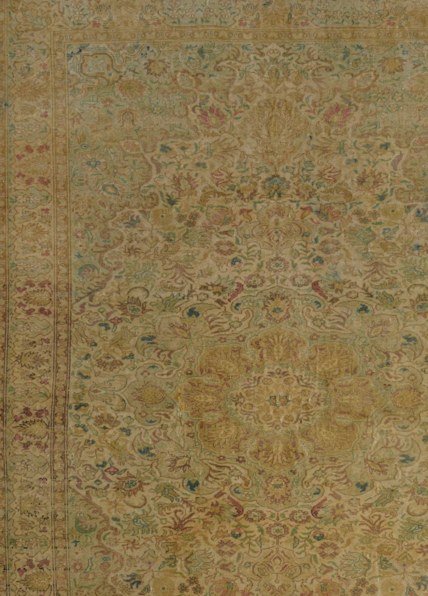 Areshvan Vintage El Dokuma Yün Halı 283 x 201 cm - Borr Halı
