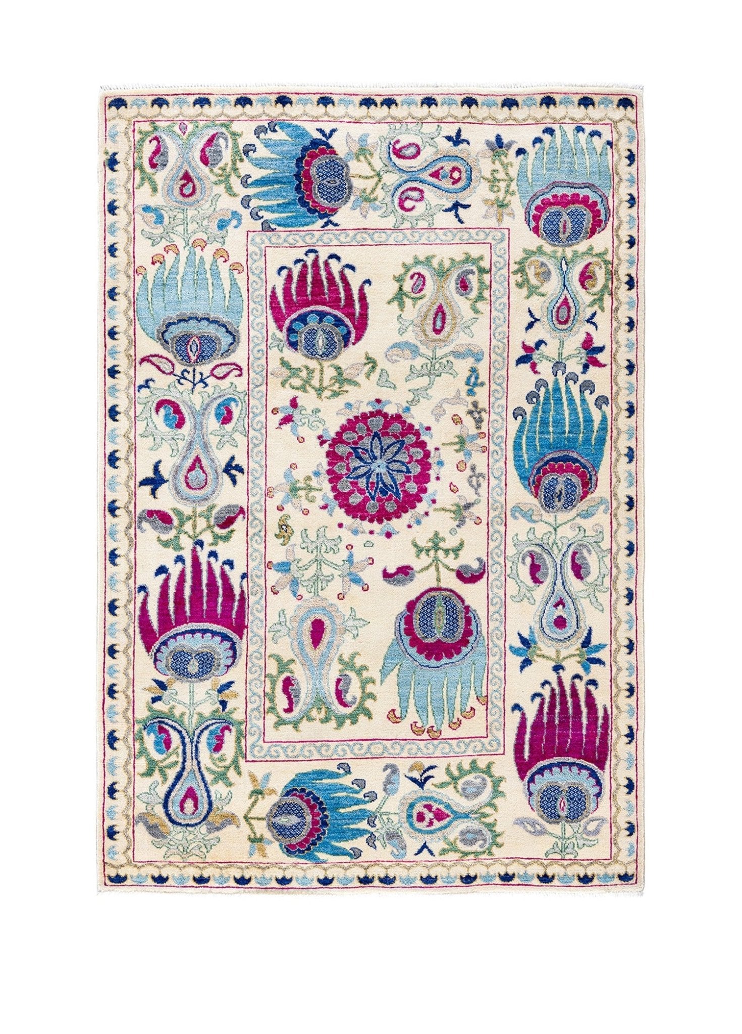 Arts N Crafts El Dokuma Yün Halı 193x130 cm - Borr Halı
