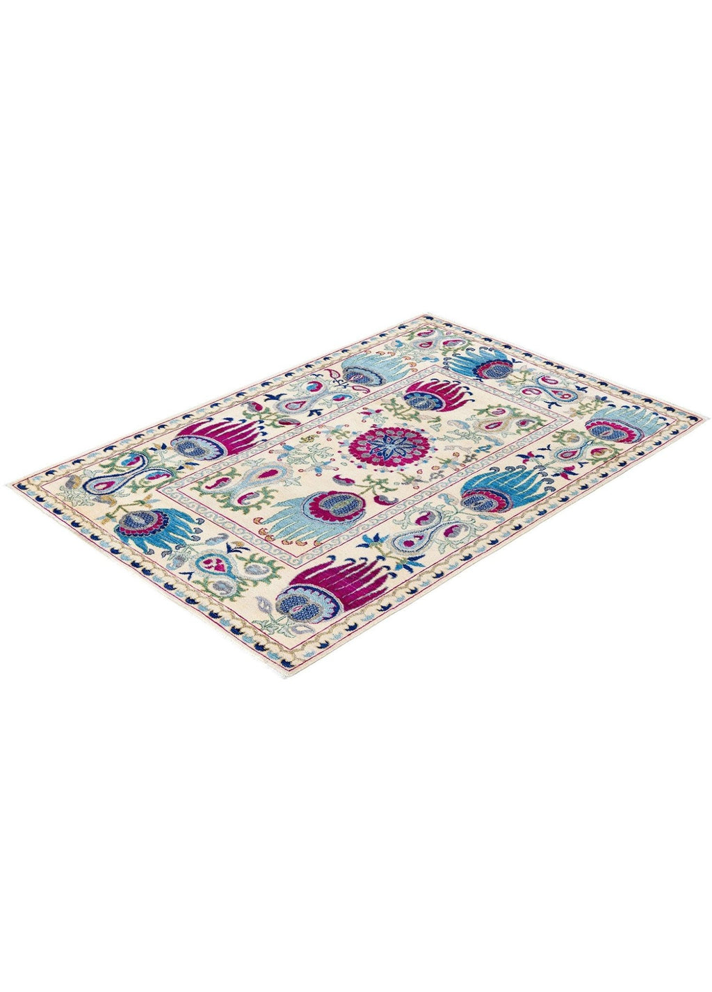 Arts N Crafts El Dokuma Yün Halı 193x130 cm - Borr Halı