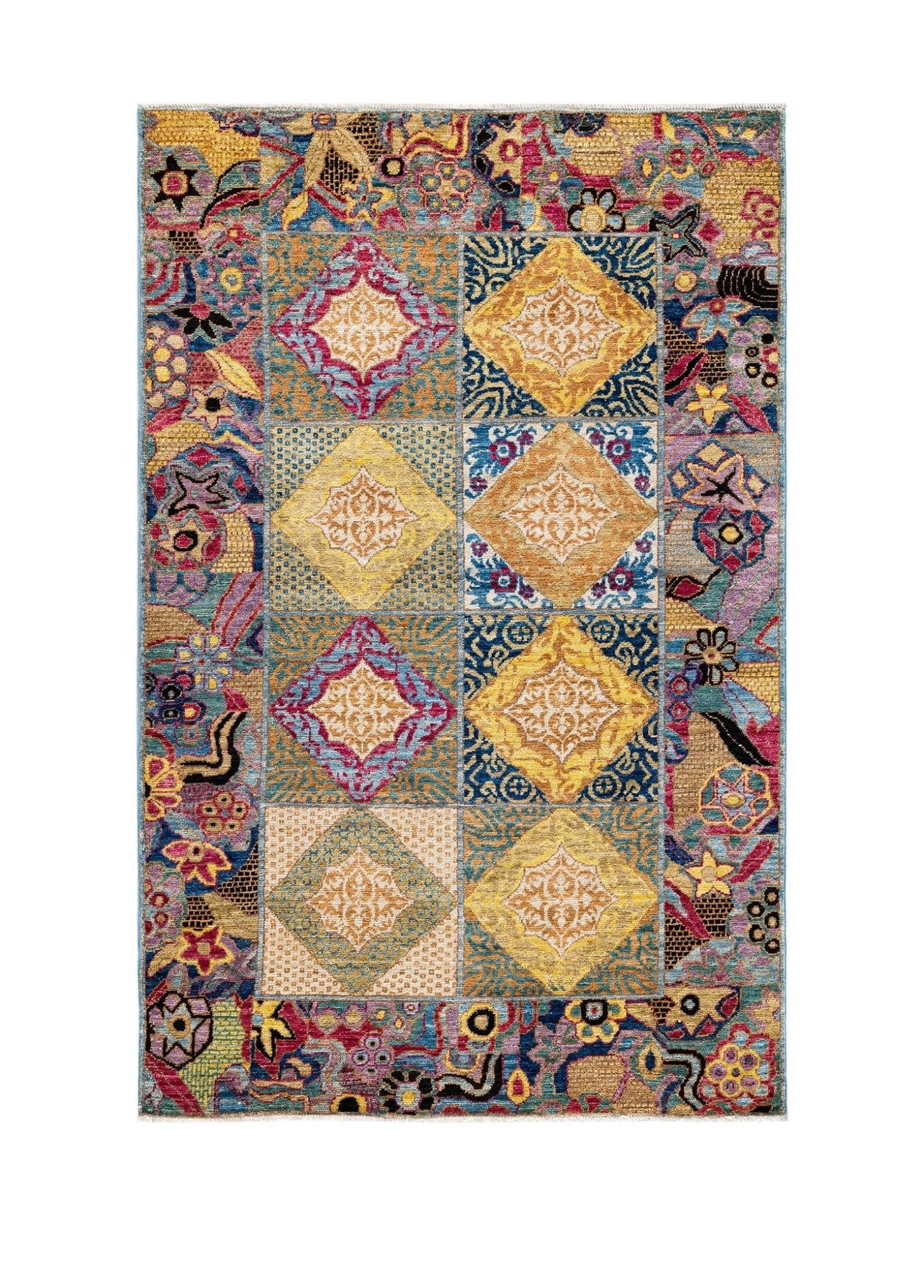 Arts N Crafts Yün El Dokuma Halı 184x118 cm - Borr Halı