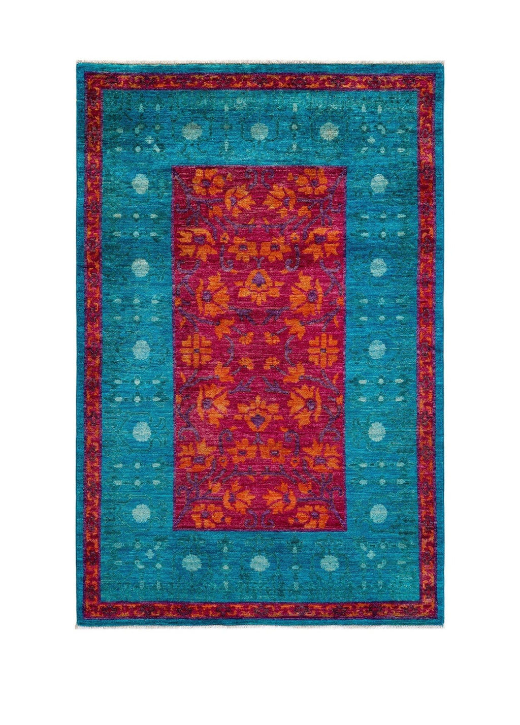 Arts N Crafts Yün El Dokuma Halı 185x122 cm - Borr Halı