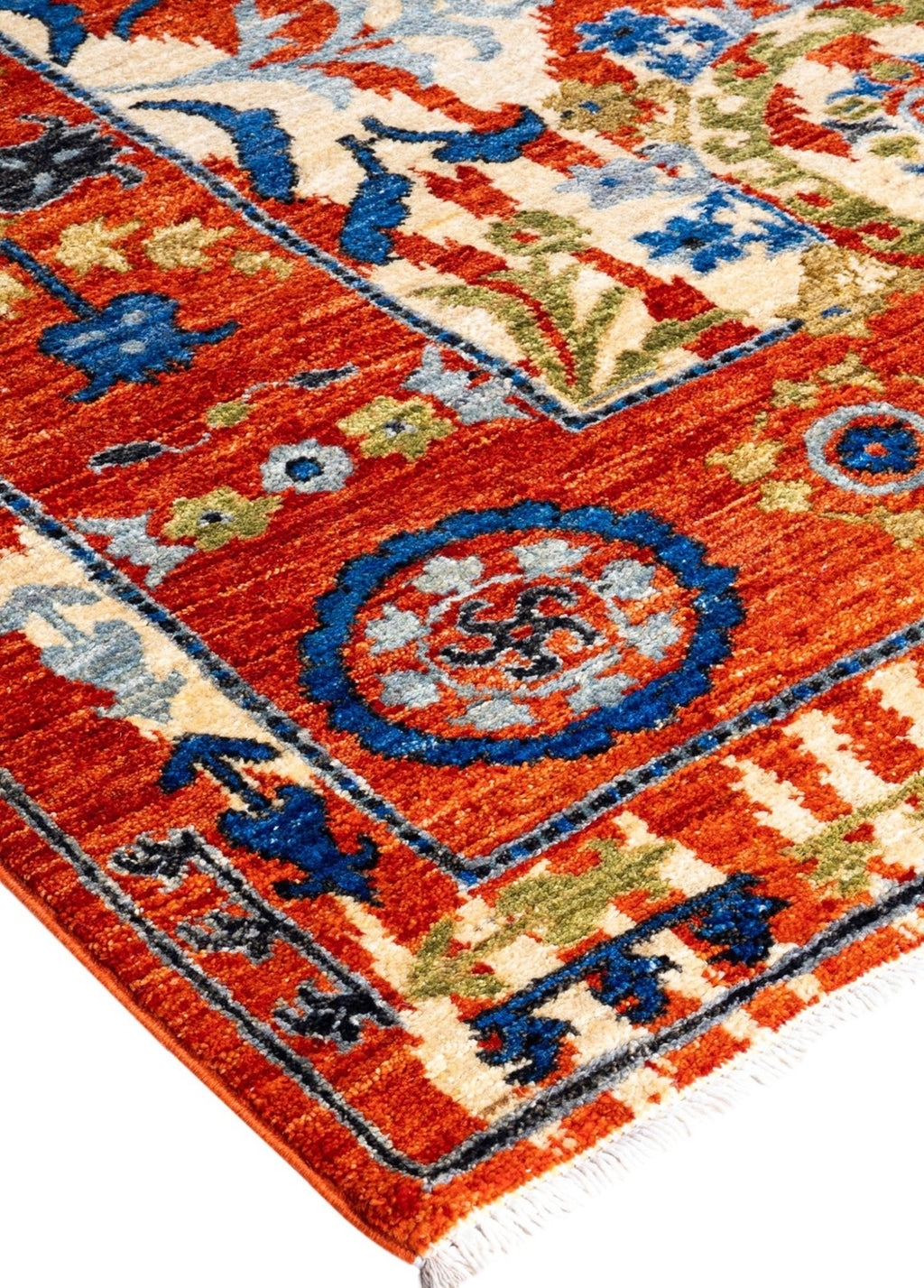 Arts N Crafts Yün El Dokuma Halı 186x128 cm - Borr Halı