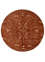 Aurenza El Dokuma Yün ve İpek Halı 168x168 cm - Borr Halı
