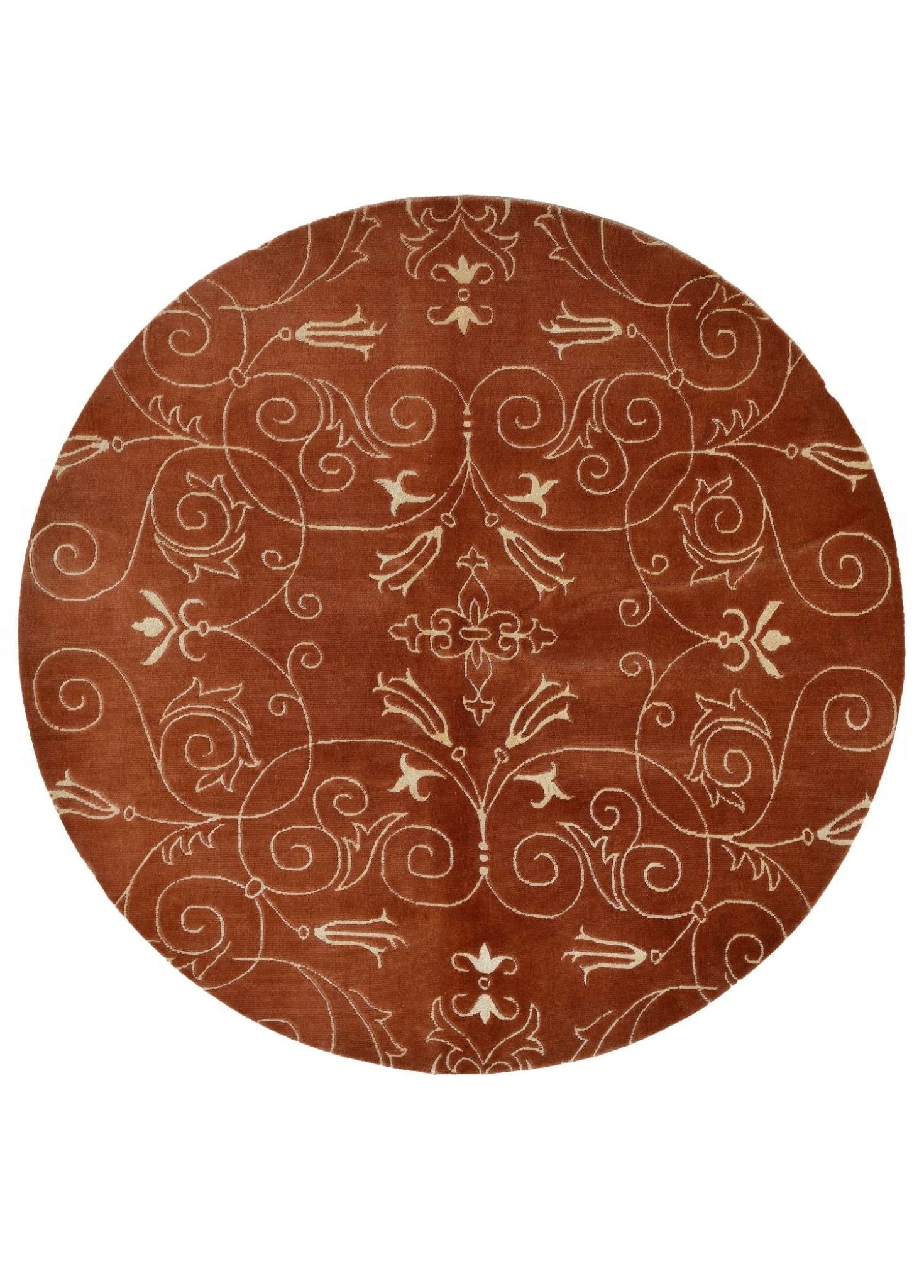 Aurenza El Dokuma Yün ve İpek Halı 168x168 cm - Borr Halı