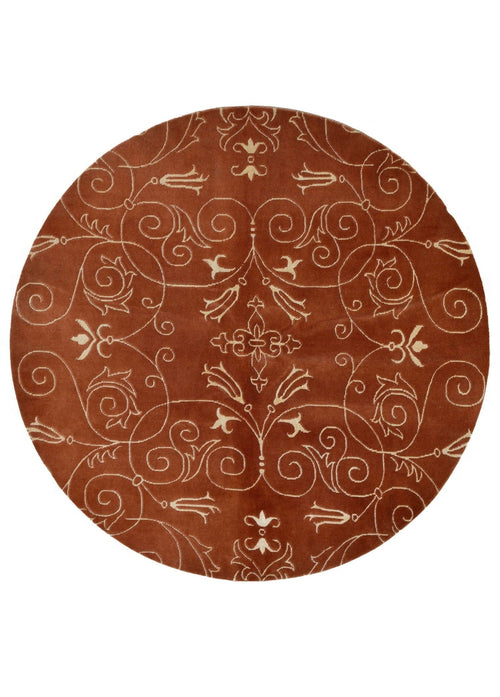 Aurenza El Dokuma Yün ve İpek Halı 168x168 cm - Borr Halı