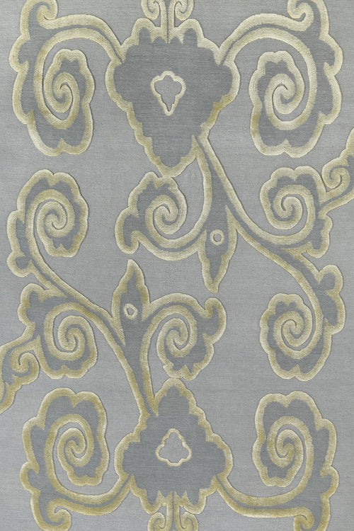 Aureva El Dokuma Yün ve İpek Halı 241x176 cm - Borr Halı
