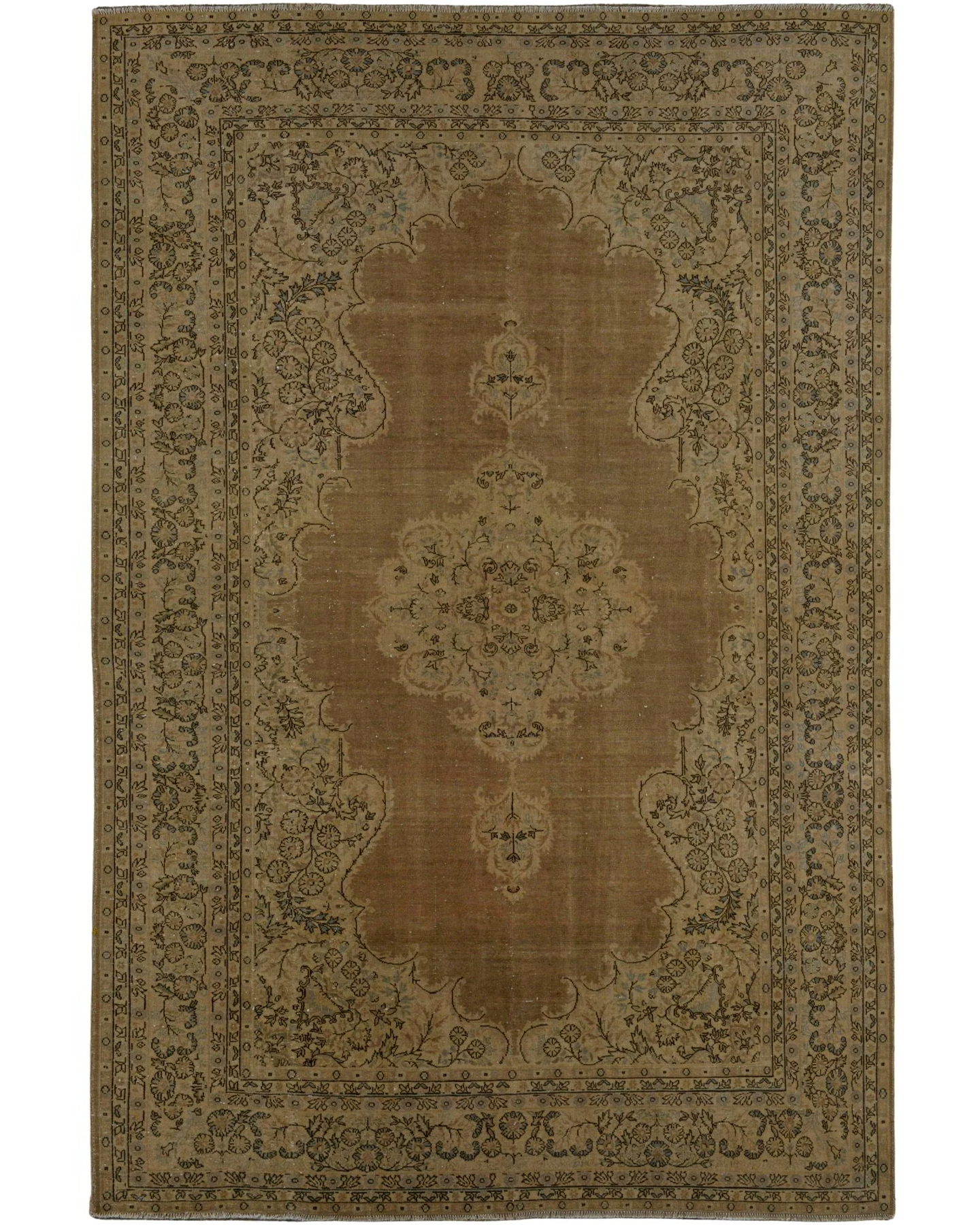 Zarveth Vintage El Dokuma Yün Halı 293 x 200 cm