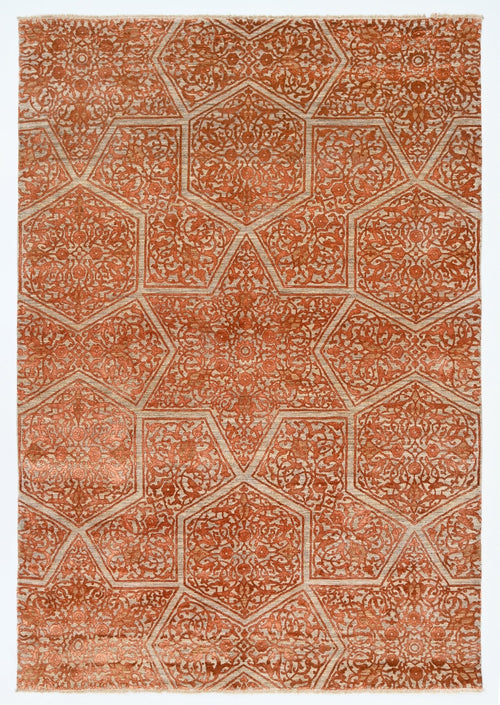 Baroque El Dokuma Yün ve İpek Halı 251x171 cm - Borr Halı