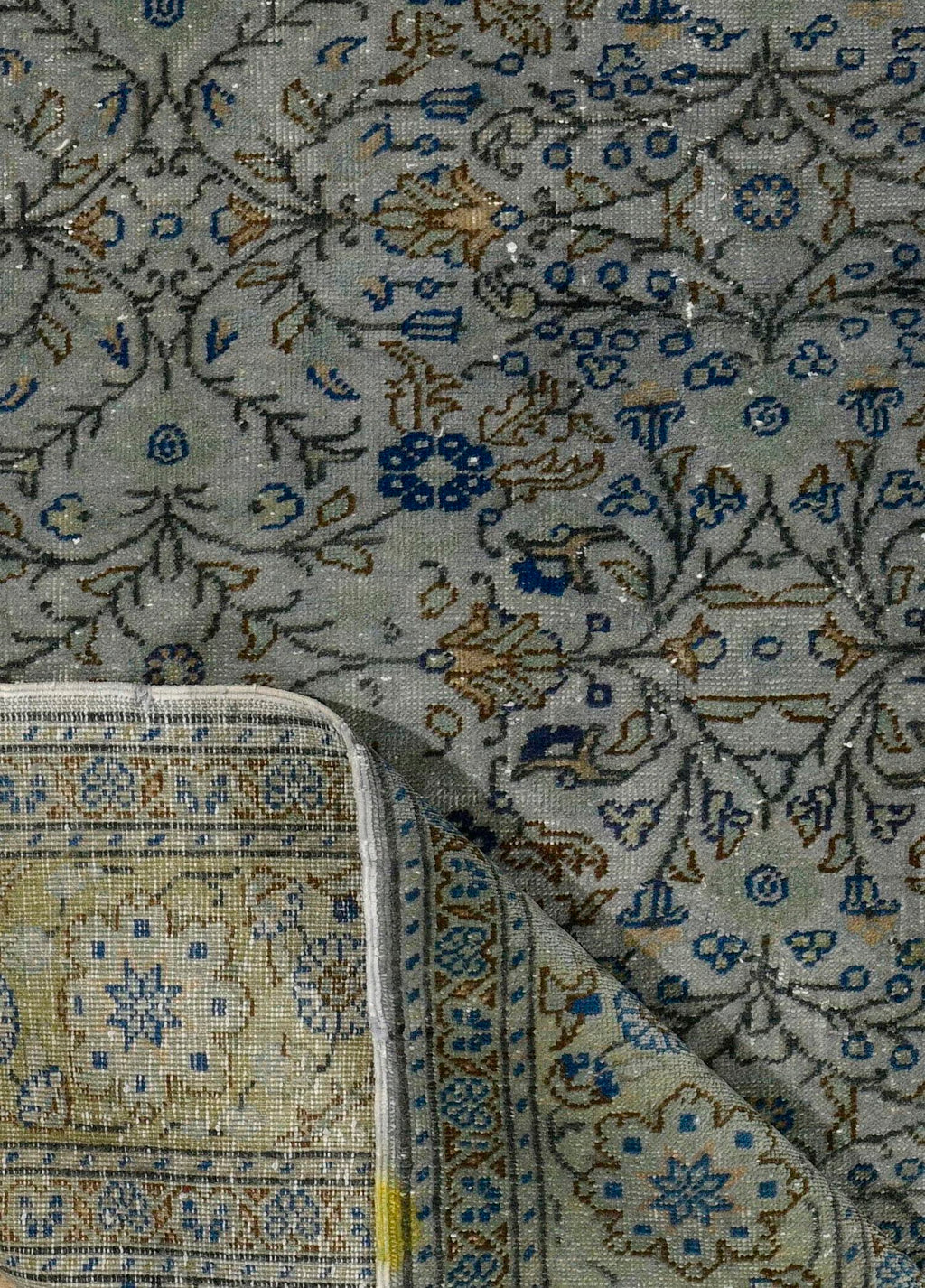Eveline Vintage El Dokuma Yün Halı 290 x 195 cm - Borr Halı